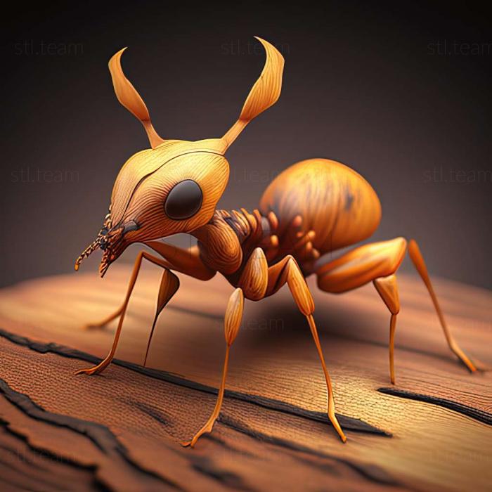 3D model Pheidole alpestris (STL)